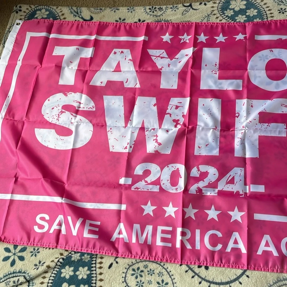 Taylor Swift 2024 pink tapestry